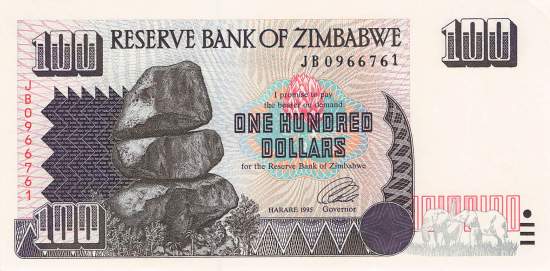 100 Dollar 1995